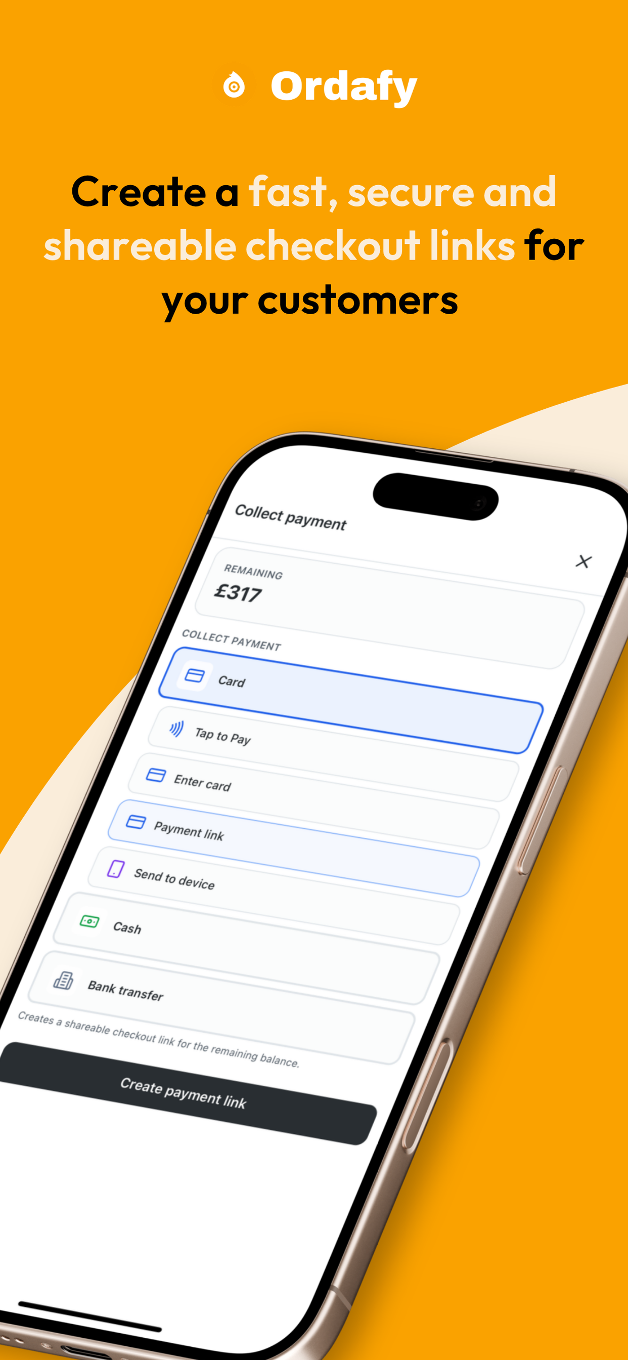 Collect payment and payment links